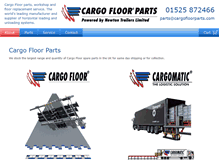 Tablet Screenshot of cargofloorparts.com